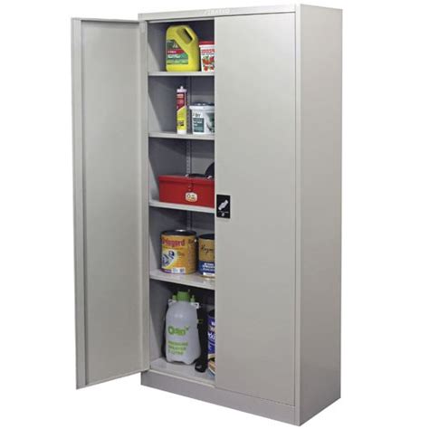 stratco lockable metal shelving cabinet